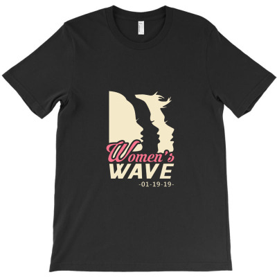 Womens Wave 01 09 09 Washington T-shirt Designed By Celenganraindu