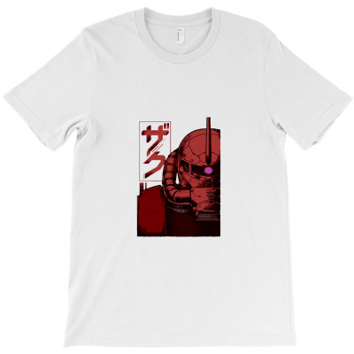 Zaku Half Face Classic T-shirt Designed By Celenganraindu