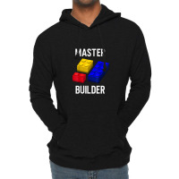 Master Builder Cute Block Building Kids Toys Brick Builders Lightweight Hoodie | Artistshot