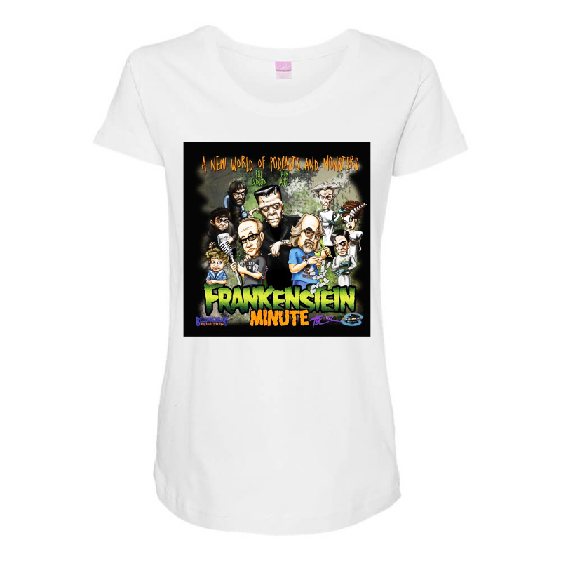 Frankenstein Minute Thom And Bill Maternity Scoop Neck T-shirt by nbobatiga | Artistshot