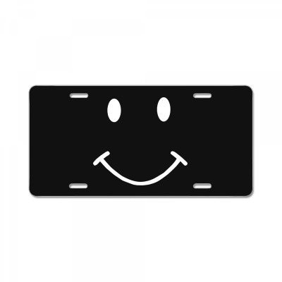 Smiley Face License Plate Designed By Mdk Art