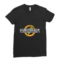 Mens Electrician Electronics Engineer Linemen Power Plant Ladies Fitted T-shirt | Artistshot