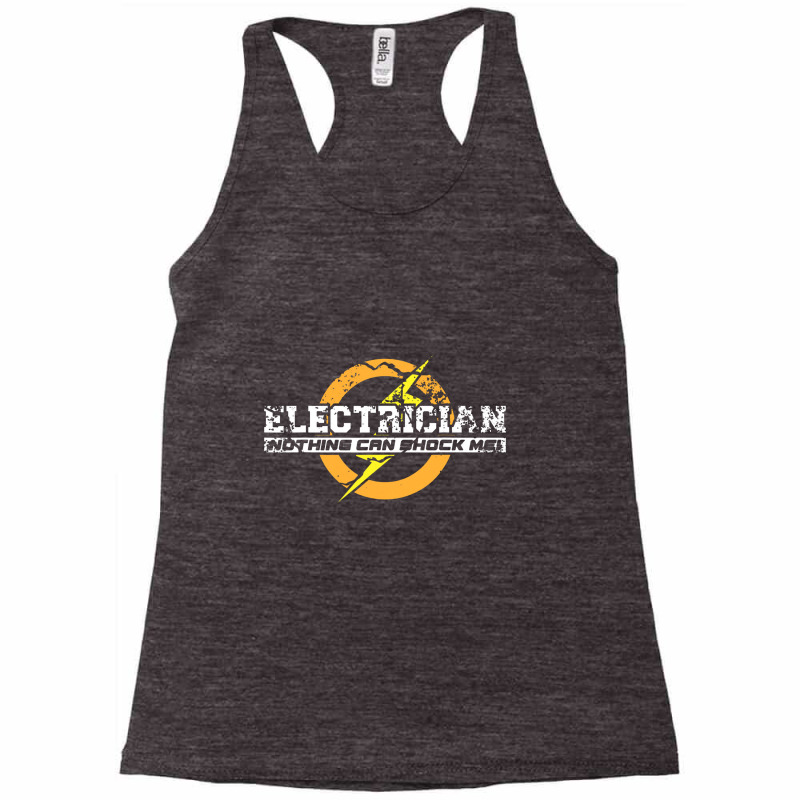 Mens Electrician Electronics Engineer Linemen Power Plant Racerback Tank by hajarbor | Artistshot