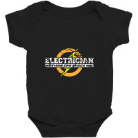 Mens Electrician Electronics Engineer Linemen Power Plant Baby Bodysuit | Artistshot