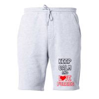 Keep Calm And Love Furries Fleece Short | Artistshot