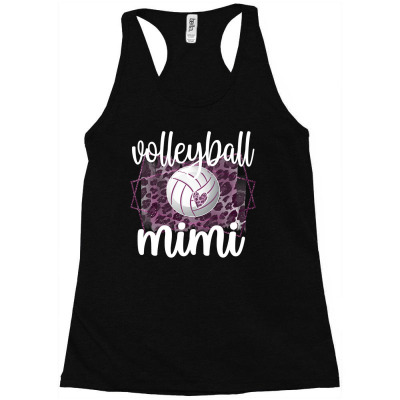 Volleyball Sport Lover Mimi Grandma Of Volleyball Player Mimi 177 Racerback Tank Designed By Offensejuggler