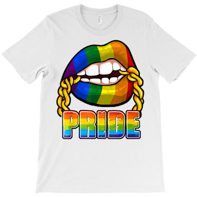 Gay Pride Vintage Lgbt Rainbow Flag Lesbian Bisexual Trans T Shirt T-shirt Designed By Latonja Brock