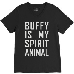 buffy spirit animal (2) V-Neck Tee | Artistshot