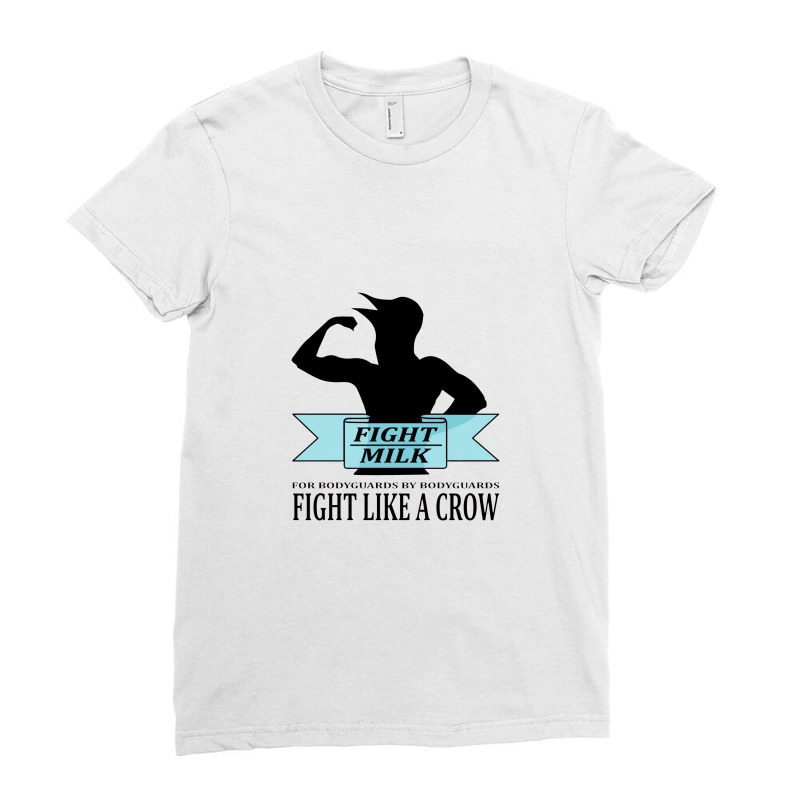 Fight Milk Ladies Fitted T-Shirt by jambudemak | Artistshot