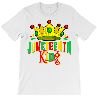 Juneteenth Celebrating 1865 Cool Brown Skin King Boys Kids T Shirt T-shirt Designed By Latonja Brock