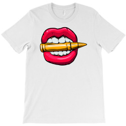 bullet in mouth T-Shirt | Artistshot