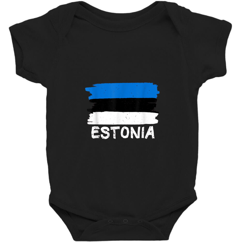 Estonia Baby Bodysuit | Artistshot