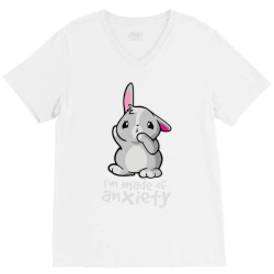 bunny anxiety V-Neck Tee | Artistshot