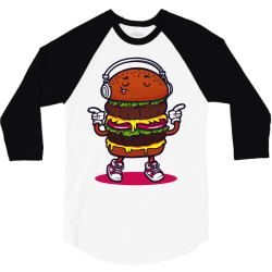 burger boogie 3/4 Sleeve Shirt | Artistshot