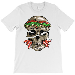 burger skull T-Shirt | Artistshot