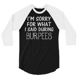 burpees workout 3/4 Sleeve Shirt | Artistshot