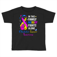 In This Family Nobody Fights Alone T  Shirt In This Family Nobody Figh Toddler T-shirt | Artistshot