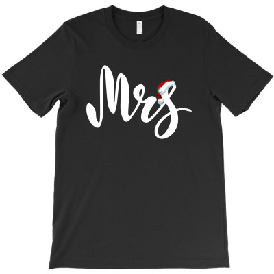Mr And Mrs Christmas For Dark T-shirt Designed By Alemin