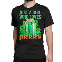 Cucumber T  Shirt Pickle Cucumber Vegan Girl T  Shirt Classic T-shirt | Artistshot