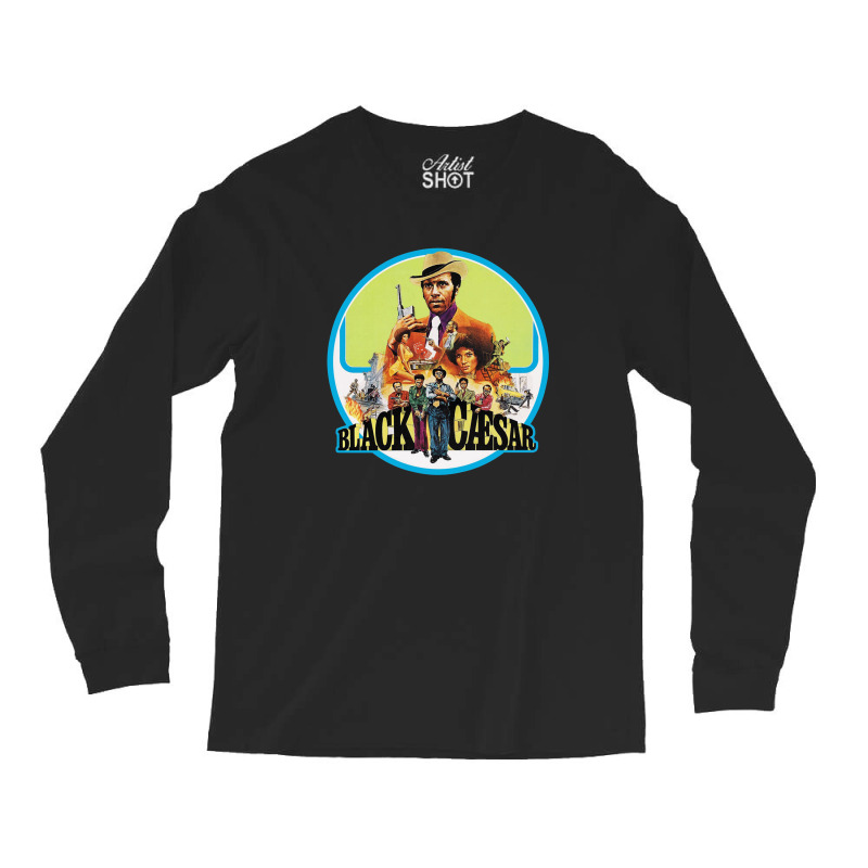 Blaxploitation Black Caesar Long Sleeve Shirts by Carole_Art | Artistshot