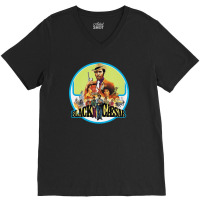 Blaxploitation Black Caesar V-neck Tee | Artistshot