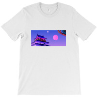 Japan Moon Aesthetic Design T-shirt | Artistshot