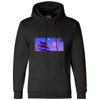 Japan Moon Aesthetic Design Champion Hoodie | Artistshot