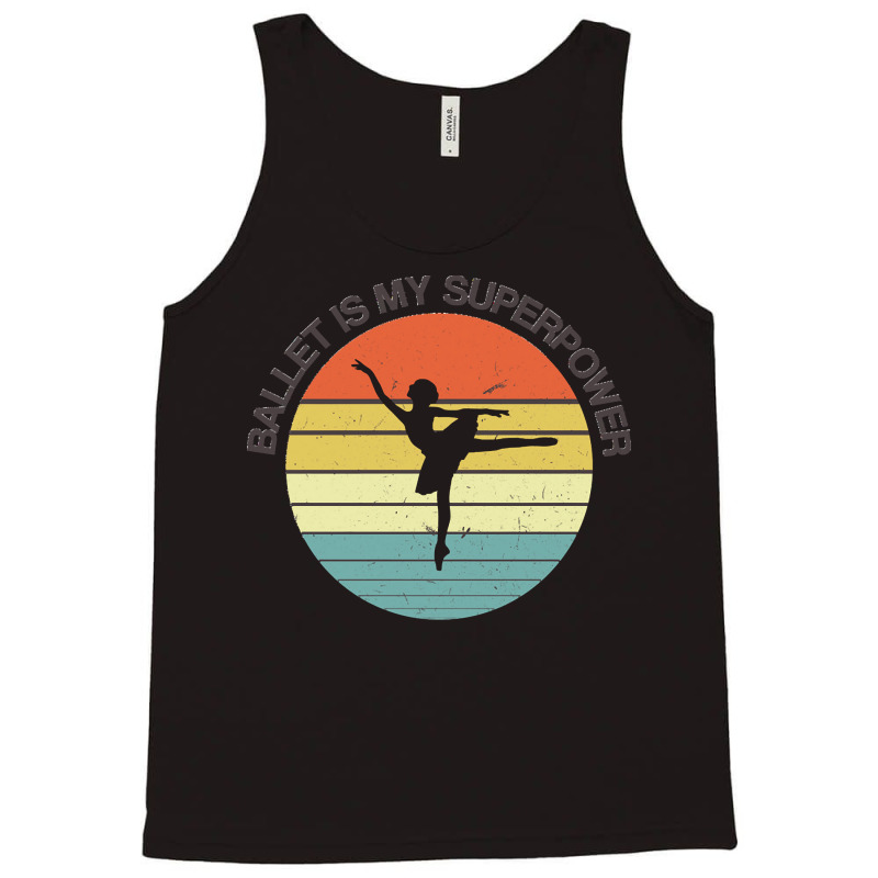 Ballet Retro T  Shirtballet Retro Distressed Style T  Shirt Tank Top | Artistshot