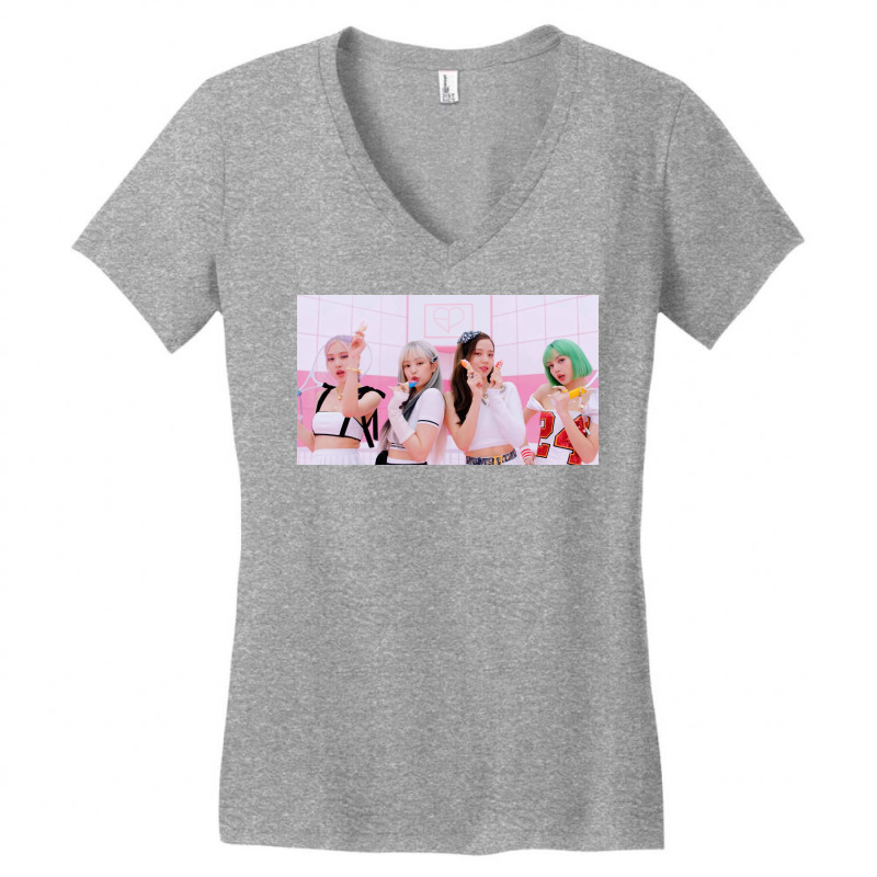 Korean Star Women's V-Neck T-Shirt by blackpinkfans | Artistshot