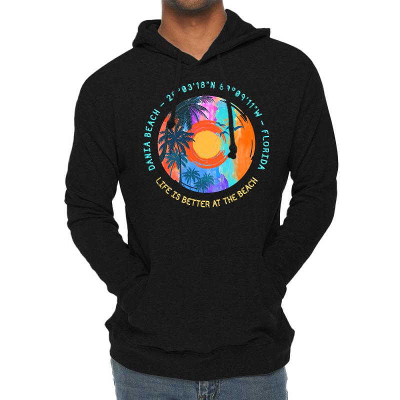 Dania Beach T  Shirt Dania Beach, Broward County, Florida T  Shirt Lightweight Hoodie | Artistshot