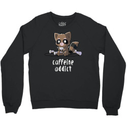 caffeine addict (2) Crewneck Sweatshirt | Artistshot