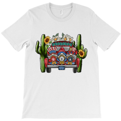 Usa Truck T-shirt Designed By Omer