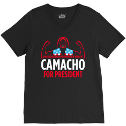 camacho for president V-Neck Tee | Artistshot
