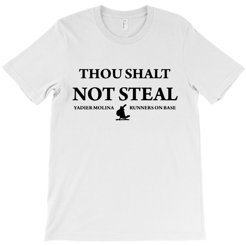 Thou Shalt Not Steal Yadier Molina Classic T-Shirt by Artistshot