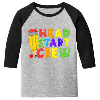 Womens Head Start Crew Student Teachers Back To School Kid Boy Girl V Youth 3/4 Sleeve | Artistshot