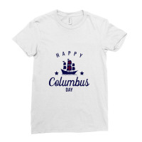 Columbus Day Design Simple Ladies Fitted T-shirt | Artistshot