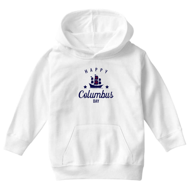 Columbus Day Design Simple Youth Hoodie by GegmaDesign | Artistshot