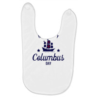 Columbus Day Design Simple Baby Bibs | Artistshot