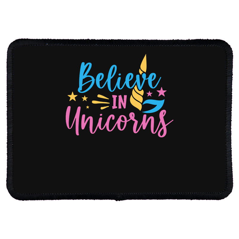 Believe N Unicorns T  Shirtbelieve în Unicorns T  Shirt Rectangle Patch | Artistshot