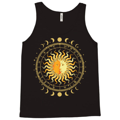 Astrology T  Shirt Astronomy Lover Sun Celestial Bodies Moon Astrology Tank Top Designed By Darrengorczany780