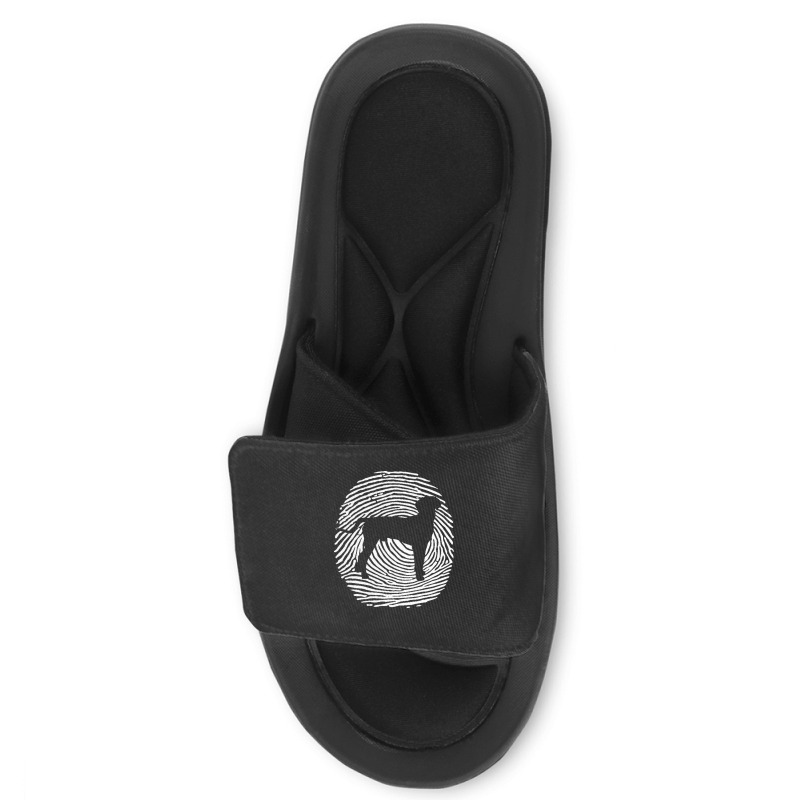 Hanover T  Shirt Hanover Hound D N A Fingerprint I Dog Hanover Hound T Slide Sandal by shanie31601 | Artistshot