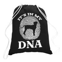 Hanover T  Shirt Hanover Hound It`s In My D N A Fingerprint I Dog Hano Drawstring Bags | Artistshot