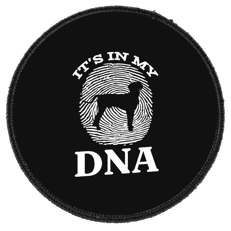 Hanover T  Shirt Hanover Hound It`s In My D N A Fingerprint I Dog Hano Round Patch by shanie31601 | Artistshot