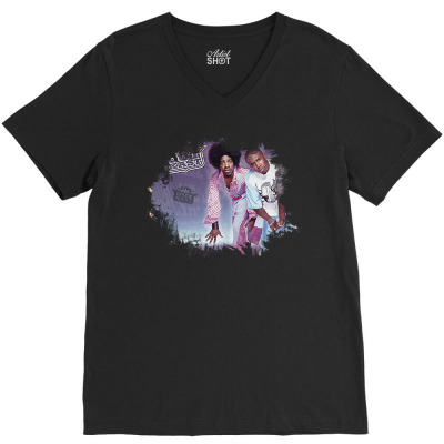 Outkast Limitied Art V-neck Tee Designed By Angelinart