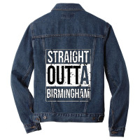 Straight Outta Birmingham Men Denim Jacket | Artistshot