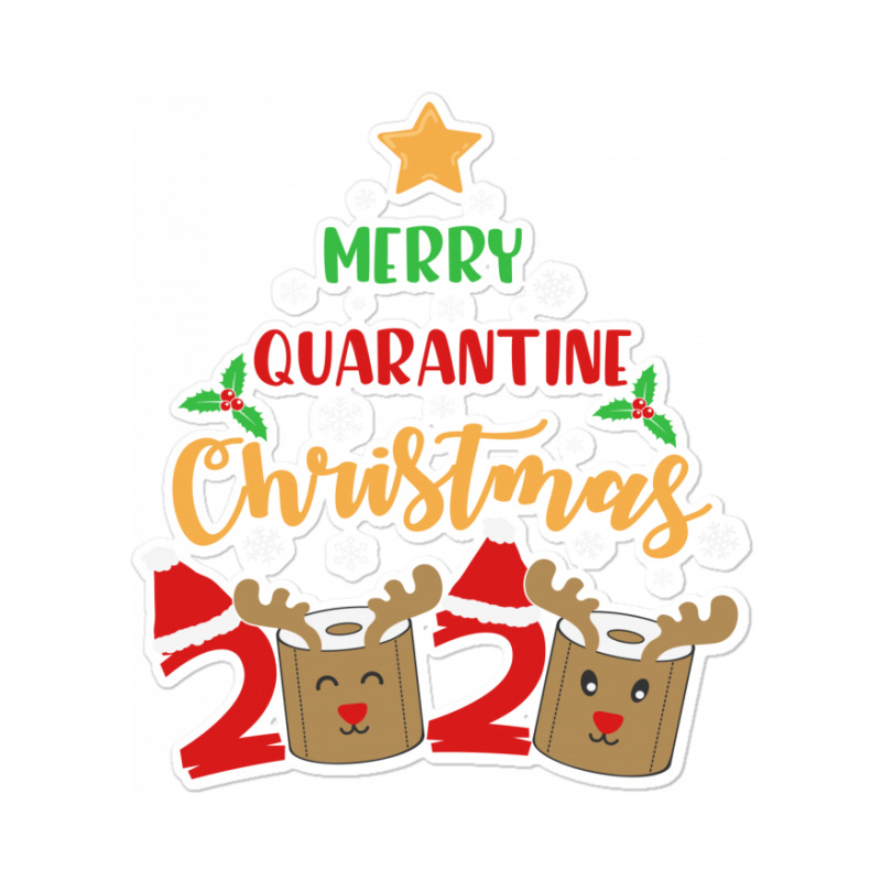 Merry Quarantine Christmas 2020 Sticker | Artistshot