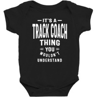 Track Coach Job Title Baby Bodysuit | Artistshot