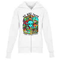 No Bad Trips Youth Zipper Hoodie | Artistshot