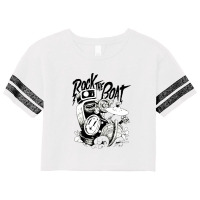 Rock N Roll Music Scorecard Crop Tee | Artistshot