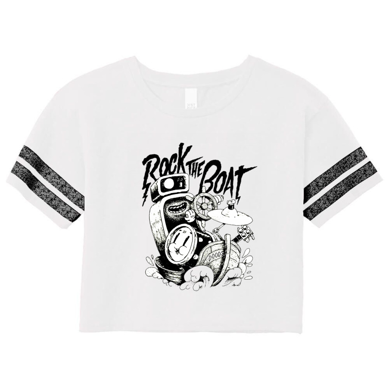 Rock N Roll Music Scorecard Crop Tee | Artistshot